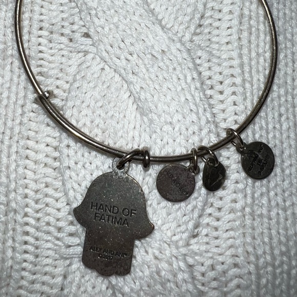 Alex and Ani Hand of Fatima charm bracelet. Used. - Picture 4 of 4
